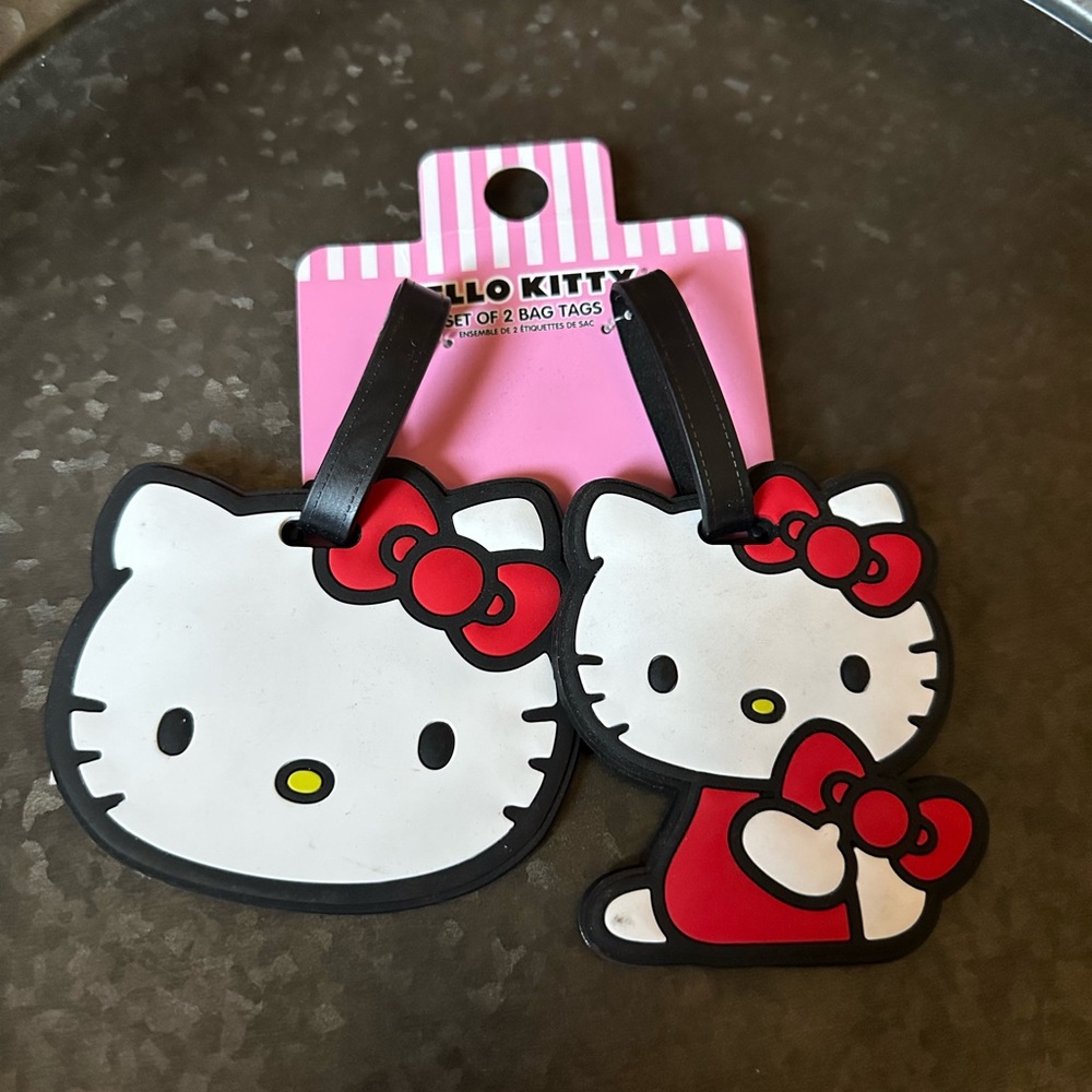 Hello kitty luggage tags